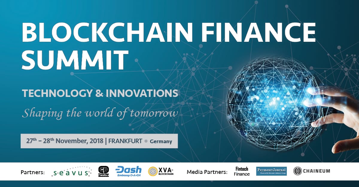 Blockchain Finance Summit en Frankfurt