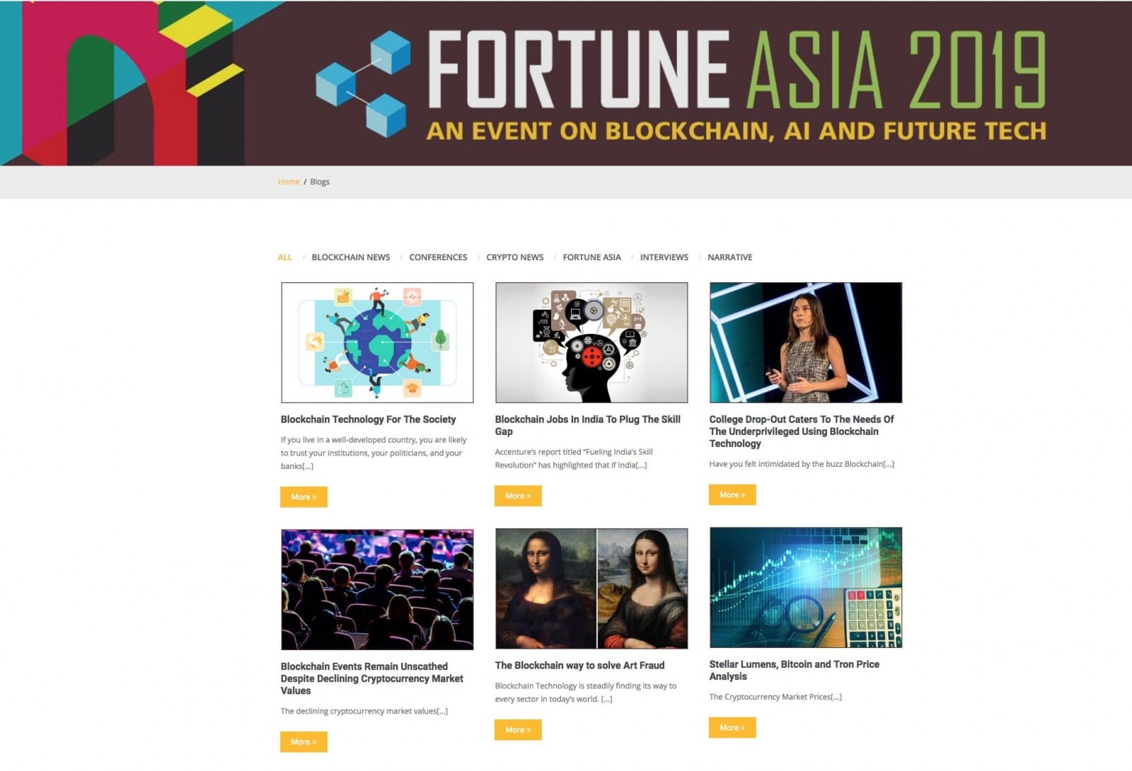 Fortune Asia Conferencias Blockchain