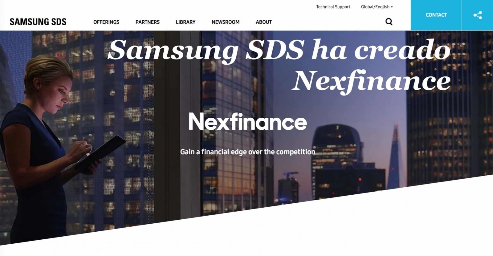 Samsung SDS ha creado Nexfinance