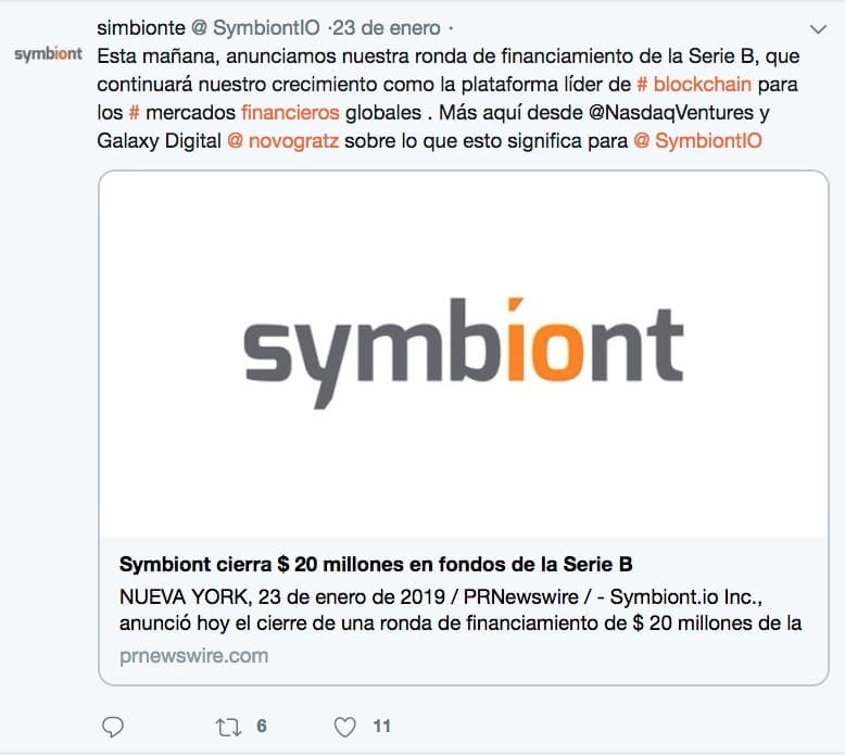 Symbiont Twitter