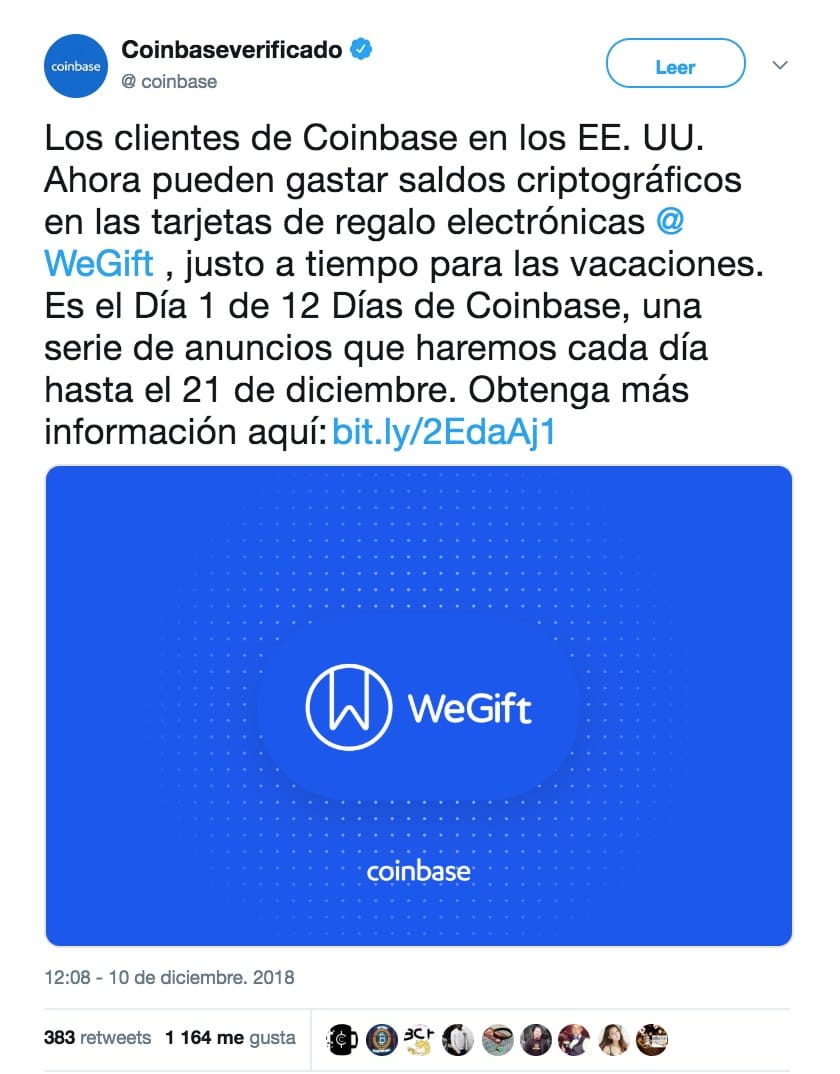 Coinbase Twitter. Cripto-mineria.com