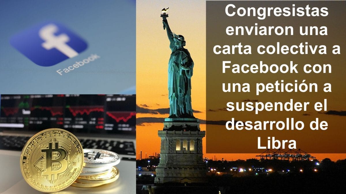 Congresistas enviaron una carta a Facebook con una petición a suspender el desarrollo de Libra