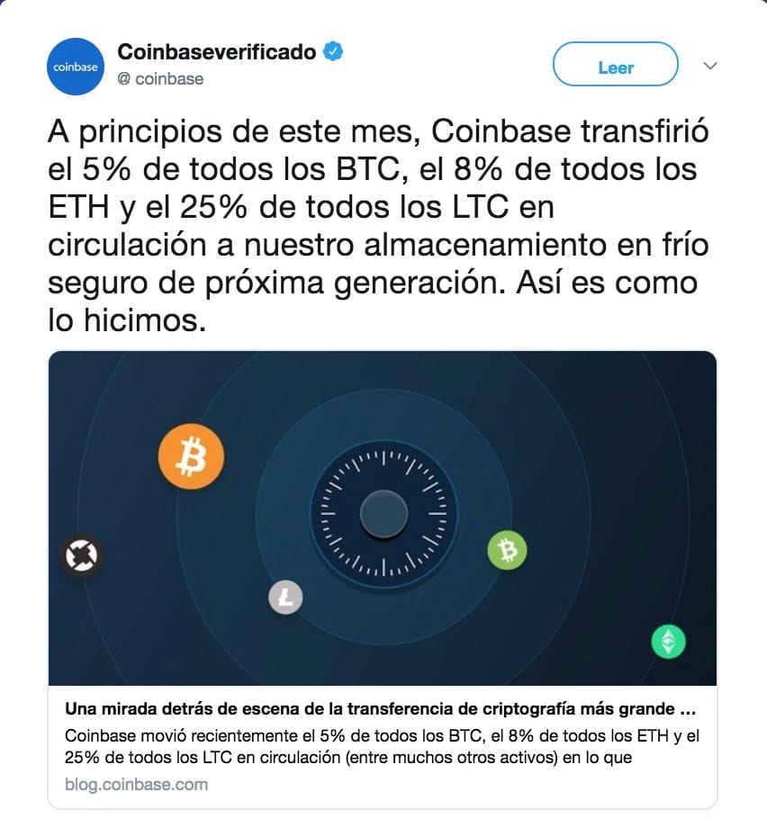 twitter coinbase